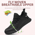thumbnail image 4 of Womens Steel Toe Shoes Lightweight Safety Work Shoes Indestructible Non Slip Composite Toe Shoes, 4 of 7