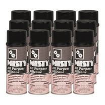Misty All Purpose Silicone - 11 oz (Case of 12) - 1002092 - Lubricates and Protects Moving Parts. Prevents Sticking, Squeezing and Freezing