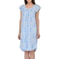thumbnail image 3 of EZI Women's Cotton-rich Short Sleeve Nightgown, 3 of 7
