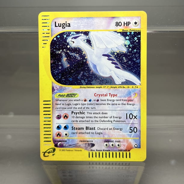 Juego de Base de 1a edición de Pokémon, tarjetas Flash individuales brillantes, Charizard Lugia Wigglytuff, tarjetas de juego de colección, tarjetas proxy PTCG, 1996