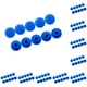 thumbnail image 2 of Advancent 10 piezas de tornillos hexagonales para bicicleta, tapas de rosca, juego de tornillos prácticos antipolvo de plástico profesional, M5,azul 10Conjunto, 2 of 6