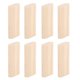 thumbnail image 1 of Tacos De Madera, Resistentes, Livianos, De Uso Versátil, Alta Resistencia, 100 Piezas, Tapones Ranurados De Madera Planos Y Delgados Para Hacer Artesanías, 1 of 7
