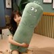 thumbnail image 3 of Almohada larga suave de 125cm para niños, peluche de dinosaurio, perro, gato, oso de peluche, cojín para dormir y siesta de oficina, regalo para niños, 3 of 5