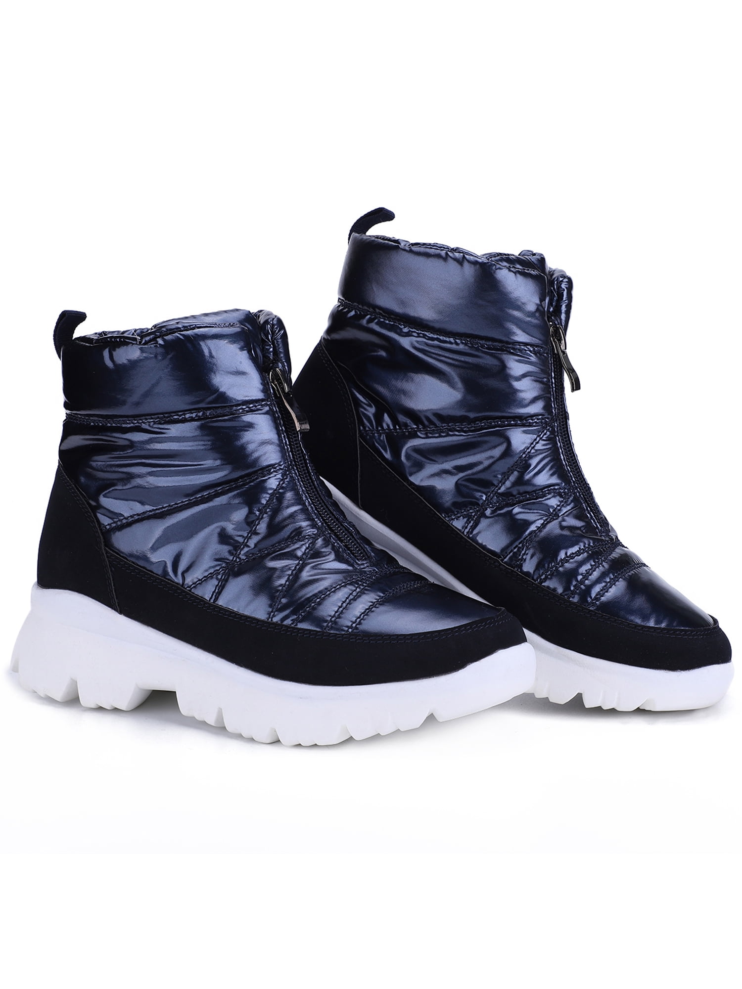 non slip black boots womens