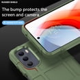 thumbnail image 5 of Slim fit Phone Case for Motorola G Stylus 2022 4G,Rugged Shield Slim Case with Military Grade Shockproof,Drop-Tested and Camera Lens Protection Cover for Moto G Stylus 2022 4G HD Green, 5 of 16