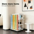 thumbnail image 6 of AOBAIWO Christmas Wrapping Paper Organizer Storage Cart, Heavy-Duty Gift Wrapping Organizer Storage with 2 Fabric  for Ribbons, Gift Bags, Crafts, 6 of 9