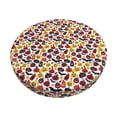 thumbnail image 2 of Lsque Halloween Pumpkin Round Bar chair cushion covers Velvet Fabric Premium Comfort Protects from Scratches and Stains for 14-17 Inch Chair- 14 inch, 2 of 7