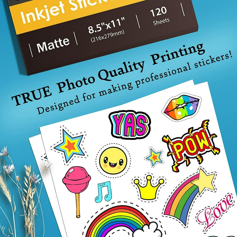 220 Sheets Koala Sticker Paper for Printers 8.5x11 Printable Full Sheet  Labels