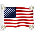 thumbnail image 6 of G128 Combo Pack: American USA Flag 3x5 Ft & Ukraine Ukrainian Flag 3x5 Ft | Both LiteWeave Pro Series Printed 150D Polyester, 4 Corner Brass Grommets, Perfect For Balcony/Wall, 6 of 8