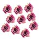 thumbnail image 1 of 10 piezas 5,5 cm rosas artificial cabezas botón de flor decoración de la habitación de , púrpura Yotijar Cabeza de flor, 1 of 9