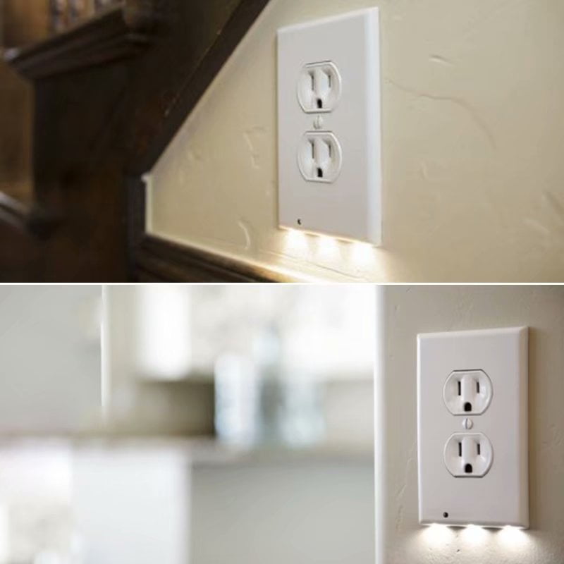 VicTsing 3 LED Night Light Sensor Human Sensor Switch Night Light Outlet Cover Walmart Canada