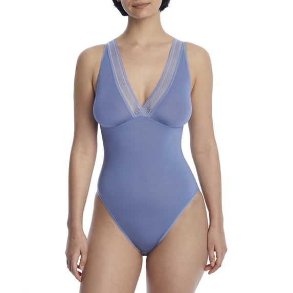 Reveal Womens Flat Lace Modal Bodysuit Style-REEP32