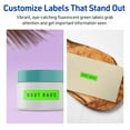thumbnail image 4 of Avery Printable Rectangle Labels, Neon Green, 0.5" x 1.75", 2,400ct, 4 of 11