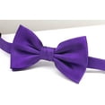 thumbnail image 5 of OCIA Mens Pre-tied Solid Bowtie Adjustable Formal Tuxedo Bow Tie for Wedding Party, 5 of 6