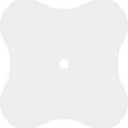 thumbnail image 4 of 14"OD x 1"ID x 4 3/4"C x 1"P Luna Architectural Grade PVC Contemporary Ceiling Medallion, 4 of 11