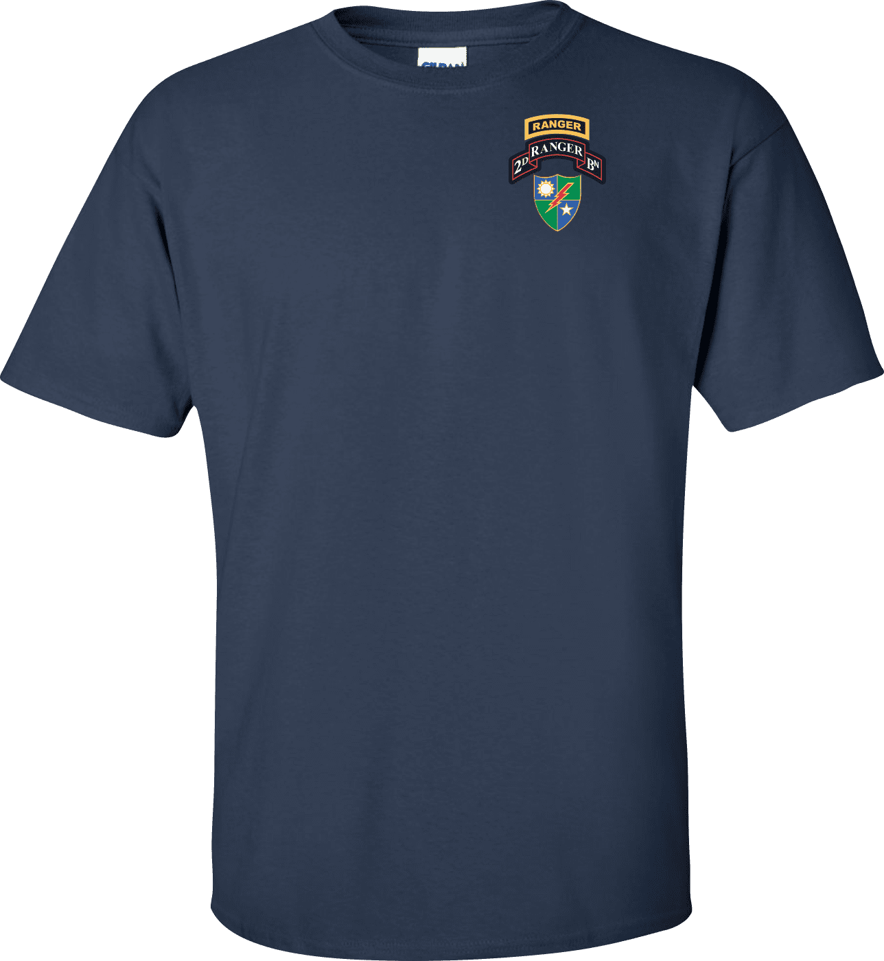 U S Army 2nd Ranger Battalion 75th Ranger Regiment With Ranger Tab T u-s-army-2nd-ranger-battalion-75th-ranger-regiment-with-ranger-tab-t