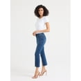thumbnail image 3 of Sofia by Sofia Vergara Women's Mid Rise Crop Slim Leg Jeans, 26" Inseam, Sizes 0-20, 3 of 5