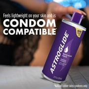 Astroglide Liquid, Water Based Personal Lubricant, Condom Compatible Lube, 12 fl oz