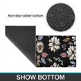 thumbnail image 6 of Pioneer Flower Floral Print Pattern Kitchen Rugs Sets Of 2,Anti Fatigue Kitchen Mat Rugs Non Slip Washable,Decorative Kitchen Floor Mats for Kitchen,Sink,Laundry,17"x30"+17"x47", 6 of 7