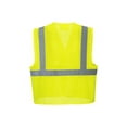 thumbnail image 2 of Portwest UC492YER4X-5X Mesh Class 2 Type R Safety Vest, Polyester Yellow, 3.2 oz, 2 of 2
