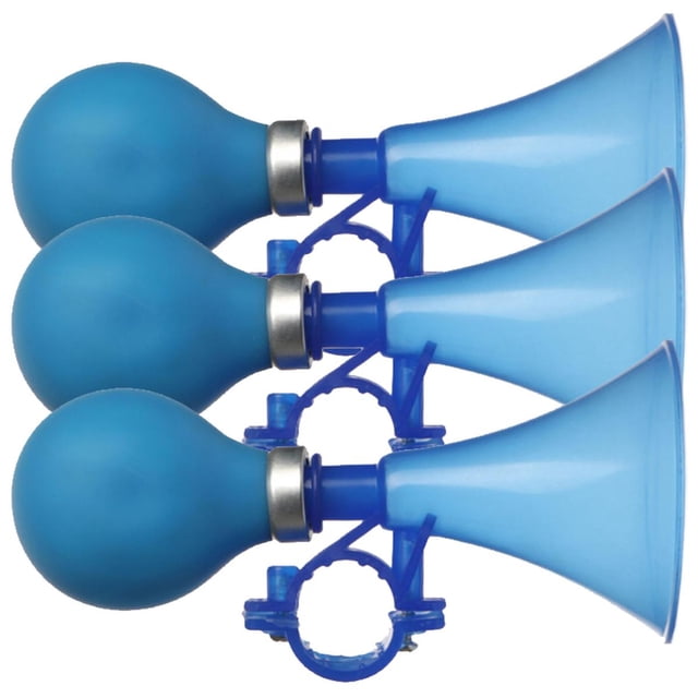 Bocinas de Aire para Triciclos HornBlue 3 Pzas Azul 15x7cm Silicona. Xtream Boom MXLUE-003