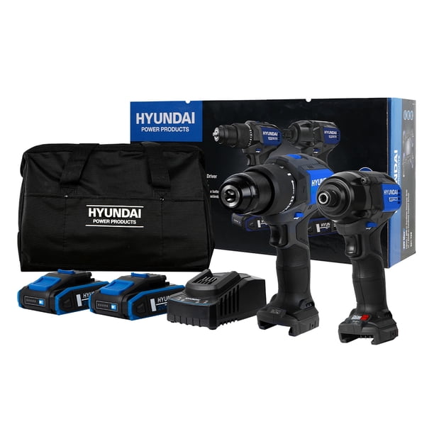 Combo Brushless Taladro De Impacto 1/2″ Y Atornillador De Impacto 1/4″ 20v Li-Ion C/Accesorios