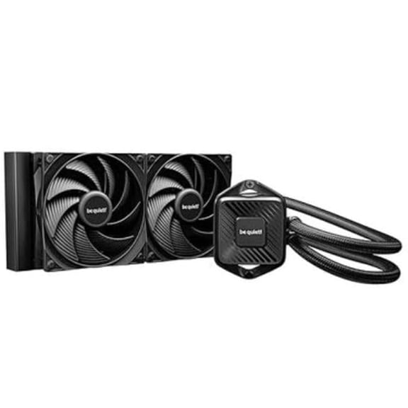 be Quiet BW027US Pure Loop 3 240 mm All-in-One Liquid CPU Cooler - Dual Pure Wings 3 120 mm PWM High-Speed Fans - Black