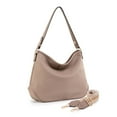 thumbnail image 7 of Montana West Soft Hobo Bags for Women Purses and Handbags Shoulder Satchel Bag, 2 Straps Khaki, 7 of 7