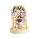 thumbnail image 3 of Ramos de flores de jabón, flores preservadas, jabón en cúpula de cristal para aniversario Violeta, 3 of 9