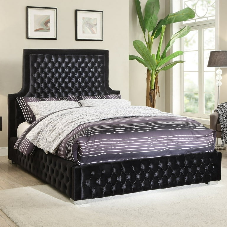 Meridian Furniture Sedona Velvet Queen Bed Meridian Furniture Sedona Velvet Queen Bed