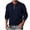 Navy, variant on yillto Big and Tall Sweatshirt for Men Long Sleeve Collar Quarter Zip Pullover Top Loose Casual Sweatshirt