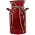 thumbnail image 3 of Zonh Galvanized Milk Can Flower Vase Farmhouse Bucket, 3 of 4