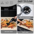 thumbnail image 5 of Garronmavis Vintage Mixed Orange Pumpkin Car Trunk Mat Size 29" x 39" All Weather Auto Trunk Cargo Liner Fall Harvest Protective Mat For Pet Owners, 5 of 7