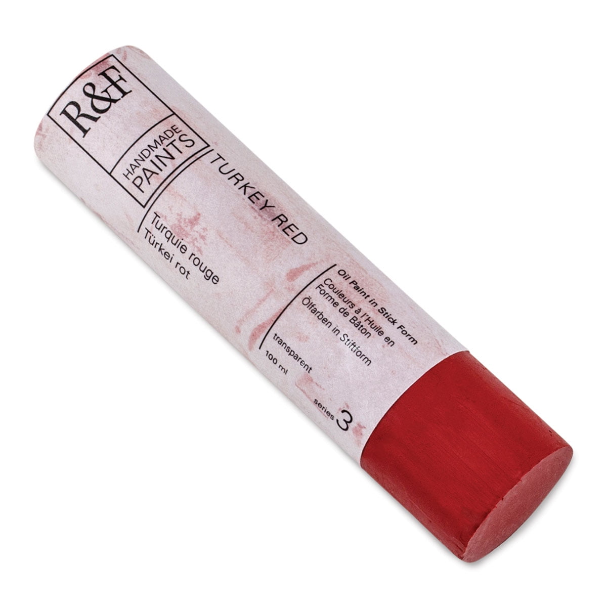 R&F Handmade Paints Pigment Stick, 100ml, Turkey Red