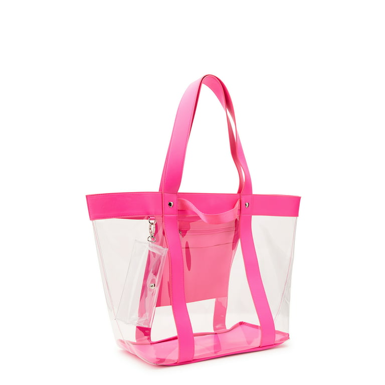 last One $ Drop . OFF White mini duffle Style nylon Shoulder bag , Black  Pink