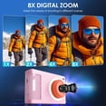 thumbnail image 4 of Digital Camera Kids Camera FHD 1080P 50MP Vintage Camera with 8X Zoom Anti Shake Portable Digital Cameras for Kids Teens Seniors Gift with 32GB Card Pink, 4 of 10
