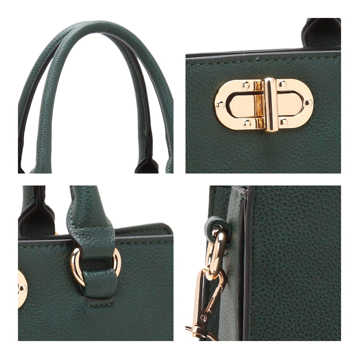 Dasein Women Handbags Fashion Satchel Purses Top Handle Tote Work Bags Shoulder Bags with Matching Clutch