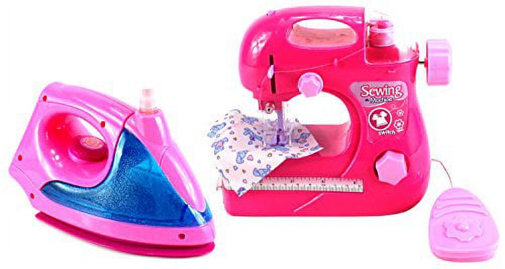  BORDSTRACT Sewing Machine for Kids, Portable Electric Mini Size Children  Sewing Machine Toy for Children 4 Aged and Up Educational Interesting Toy  Pretend Play : Toys & Games