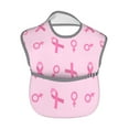 thumbnail image 2 of Lukts Breast Cancer Awareness 1 for Toddler Adjustable Waterproof Bibs, Feeding Bibs Drool Bibs Suitable for Baby Boys and Baby Girls, 2 of 8
