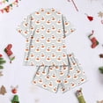 thumbnail image 5 of IYYVV Halloween Pajamas Women Ghost Pumpkin Print Shirts Matching Shorts Pjs Sets 2026 Cute Funny Sleepwear White L, 5 of 5