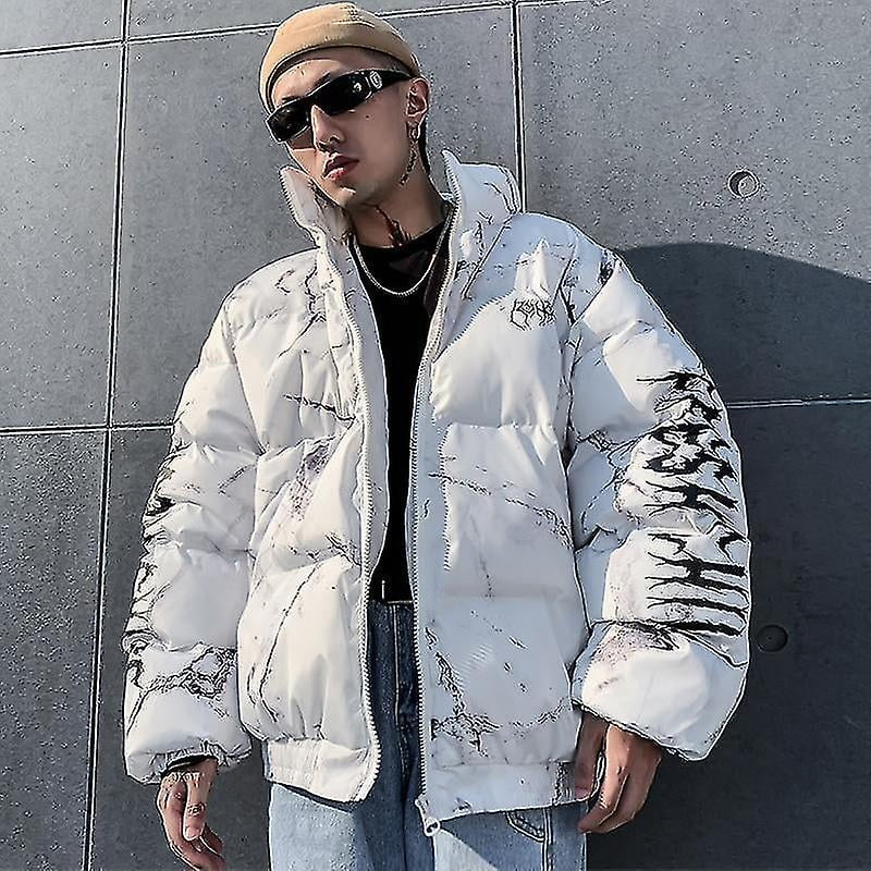 Hipster Winter Warm Down Cartoon Bear Print Jacket Walmart