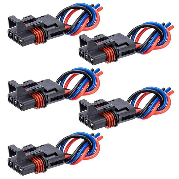 5PCS Pulse Power Plug Connector Pigtail Connector Power Harness for & RZR RS1 & General 2018 -2021