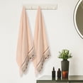 thumbnail image 4 of Juego de toallas de baño de 2 piezas REGALWOVEN, altamente absorbentes y cómodas para gimnasio y piscina, color rosa 28' x 56', 4 of 7
