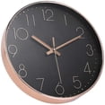 thumbnail image 2 of Wall Clock Silent Non Ticking Quality Quartz, Round Easy To Read, 2 of 5
