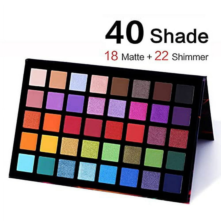 Neutral Eyeshadow Palette 40 Color Highly Pigmented Eye Shadow