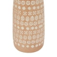 thumbnail image 4 of DecMode 15", 12"H Handmade Pink Ceramic Vase with Star Patterns, Set of 2, 4 of 8
