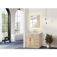 thumbnail image 4 of Altair Gavino 36" Wood Vanity in Royal Blue with Composite Stone Top No Mirror, 4 of 7