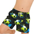 thumbnail image 3 of BFHHYA Kids 2 in 1 Print Swim Trunks Boys & Girls Elastic Waist Swimsuit Shorts with Liner Summer Bathing Suit 5-14 Years, 3 of 6