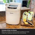 thumbnail image 2 of Magic Chef MCIM22W Portable Countertop 27 Pound Ice Cube Maker Machine, White, 2 of 11