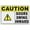 Warning Sign 1, variant on Caution Do Not Sit Here Sign 8"x12", Aluminum Tin Warning Signs for Home Outdoor Garden, Weatherproof Etiquette Sign
